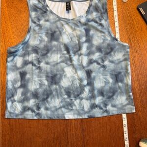 Yogalicious Cloudy Blue Women's croped Tank Top